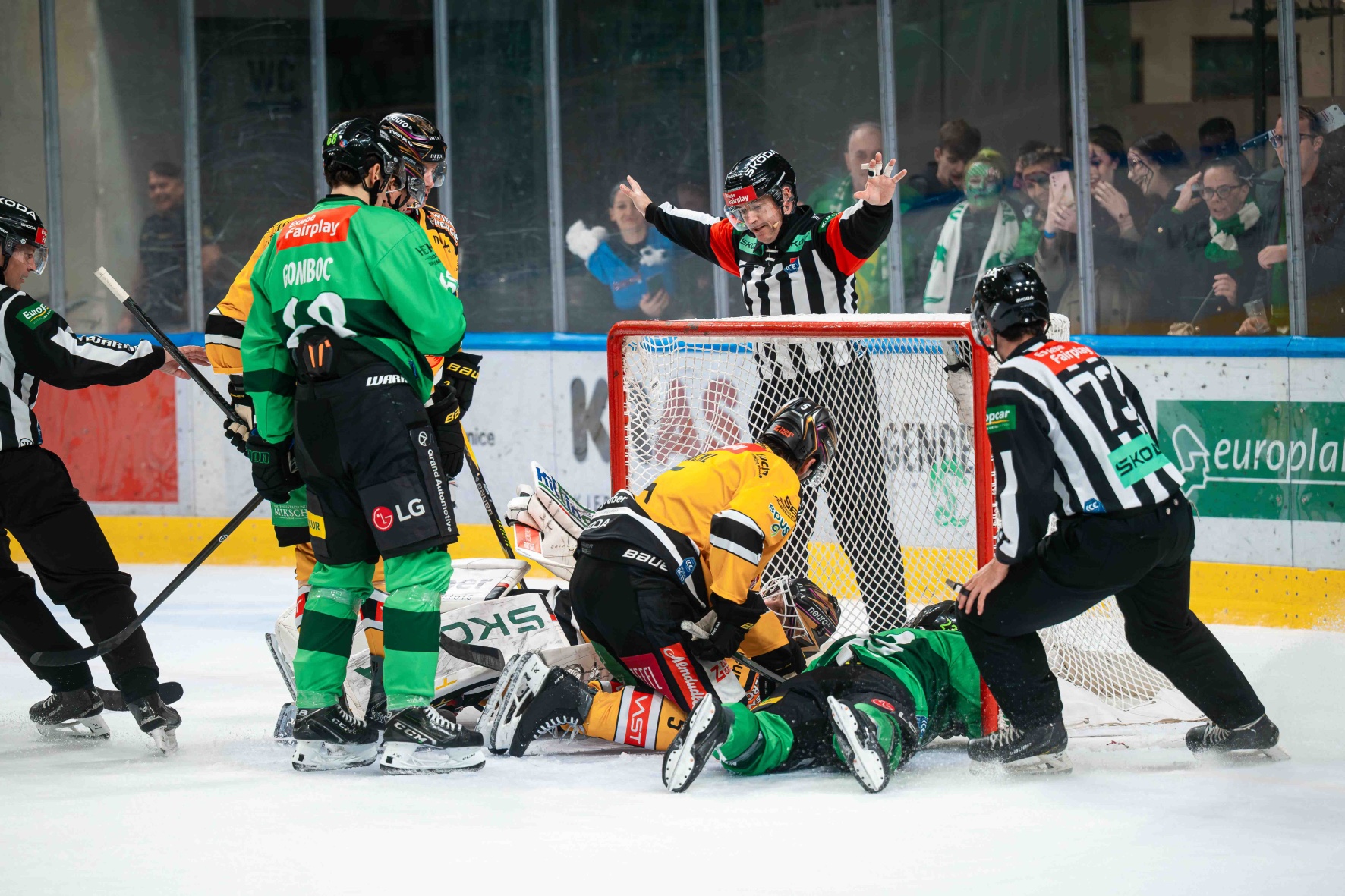 Eishockey-Spielszene