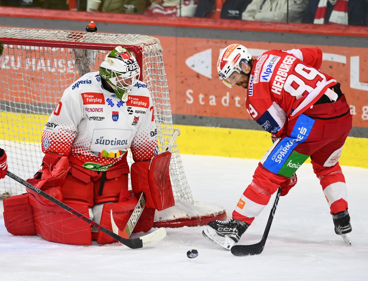 Eishockey-Spielszene