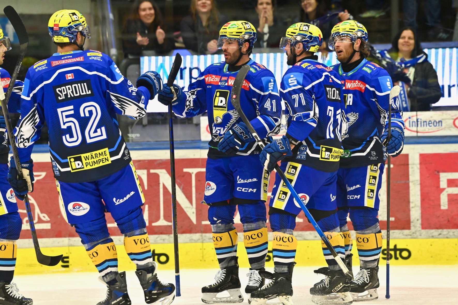 Eishockey-Spielszene
