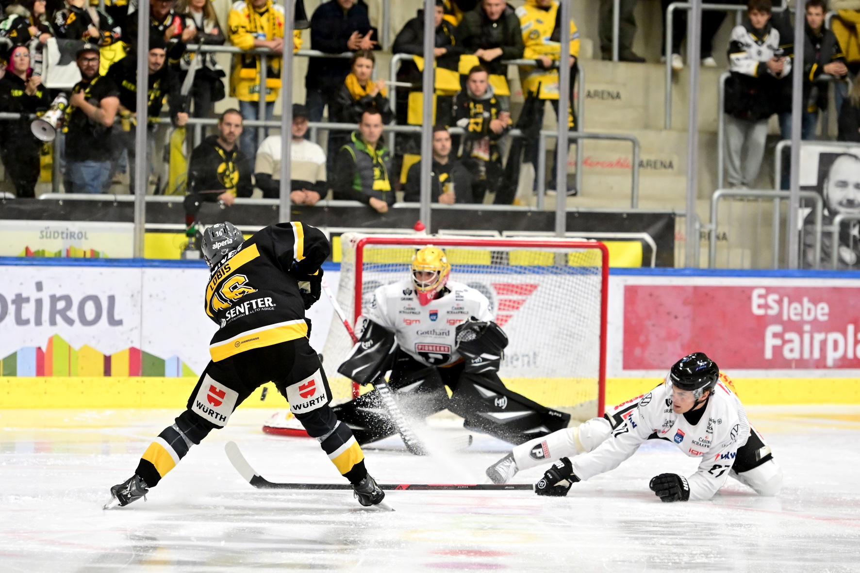 Eishockey-Spielszene