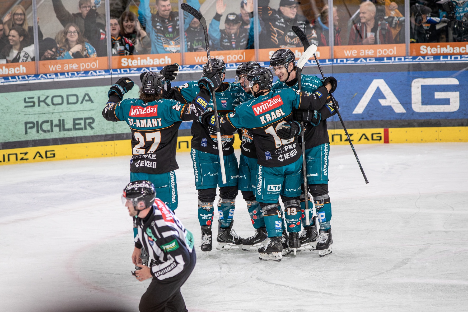 Eishockey-Spielszene