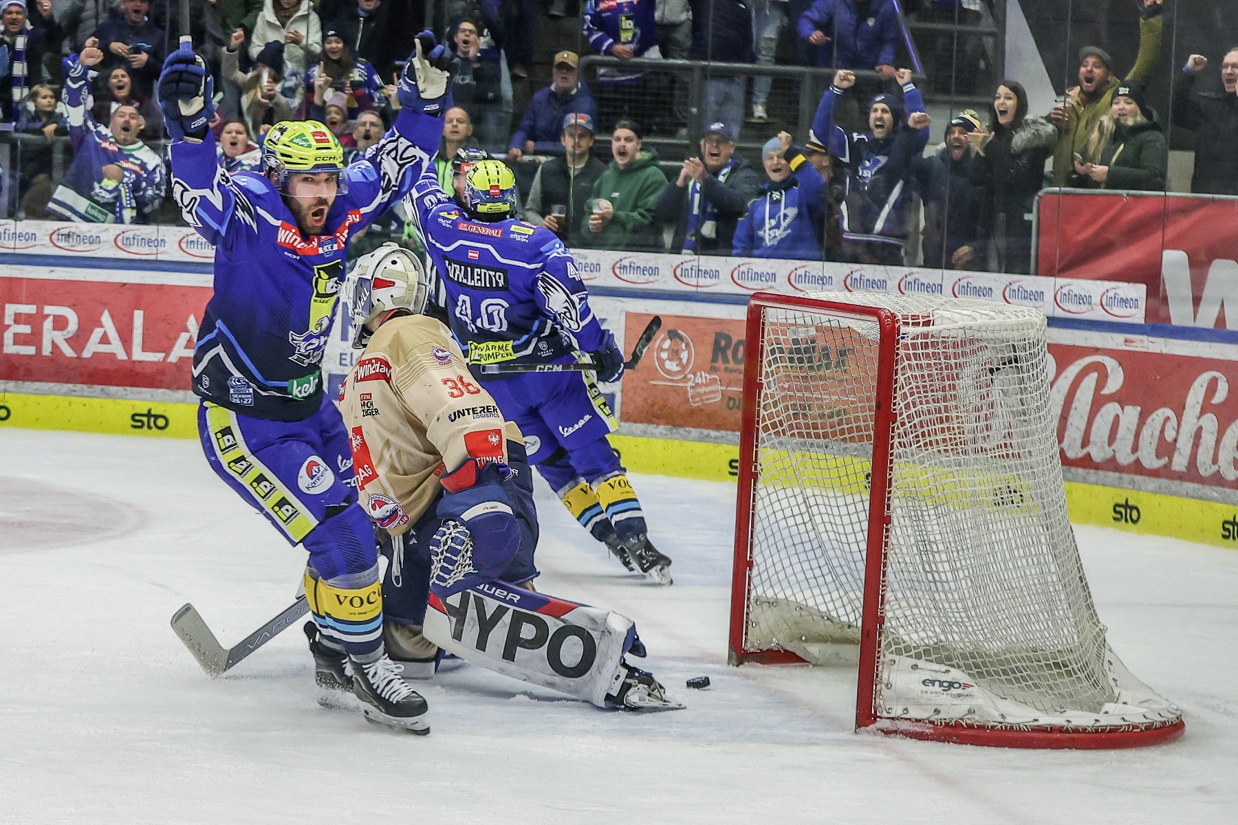 Eishockey-Spielszene