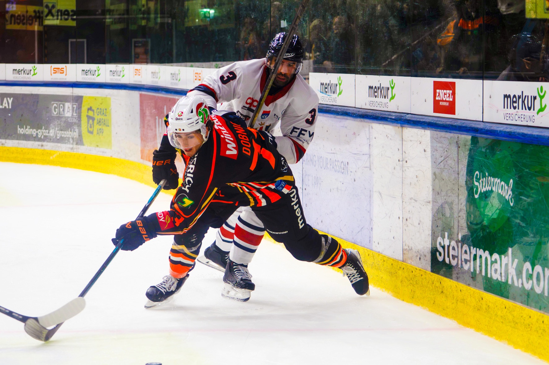 Eishockey-Spielszene